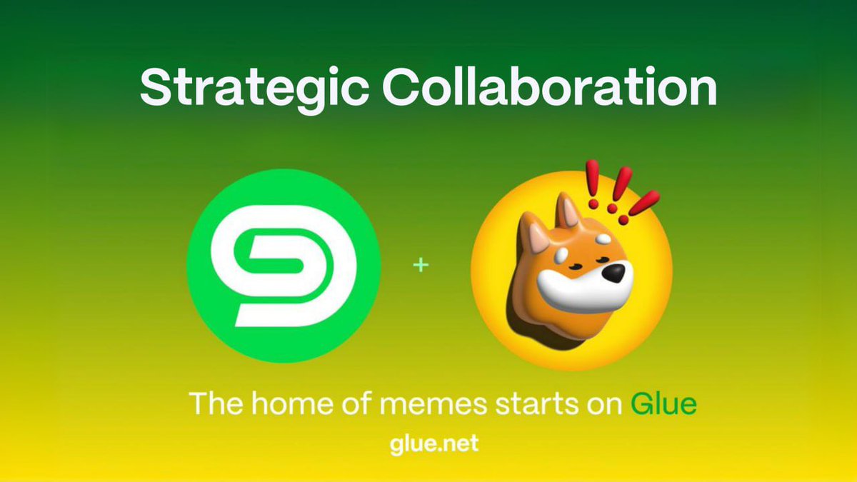 The Dog is very excited to announce a strategic collaboration with <a href="/GlueNet/">Glue</a>❗️❗️❗️

Glue spent 3+ years making it easy to onboard new people to crypto - soon, you'll be able to buy $BONK in seconds, even without a wallet!🐾

Special bonuses to $BONK holders soon... 👀