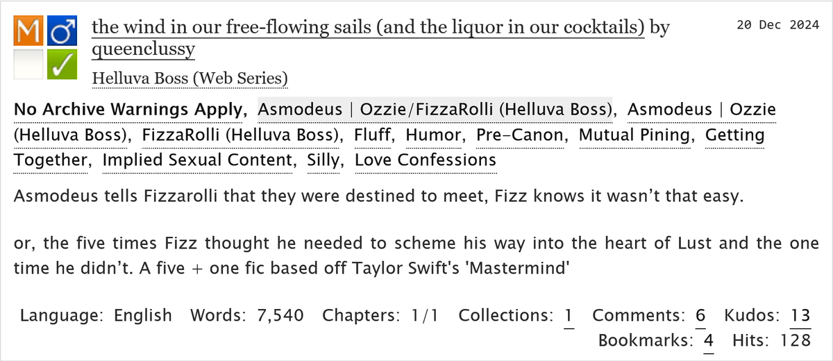 HELLUVABANG's tweet photo. the wind in our free-flowing sails (and the liquor in our veins) by @KINGOF0ZZ, with art by @fizzierolli and @clownweed25, is now live on ‼️ follow Fizz as he plots to make the embodiment of Lust fall in Love

https://t.co/aDiYpjo2rd

#HelluvaBang https://t.co/2TaaTfPyGk