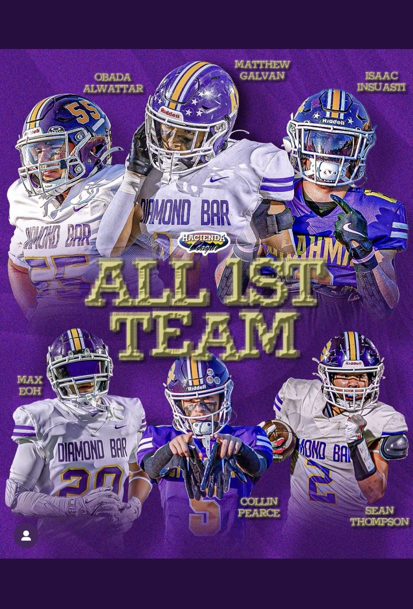 MatthewGalvan44's tweet photo. Blessed to be Defensive Player of the Year for Hacienda League, All 1st team and a Scholar athlete! https://t.co/83CMBtSi43