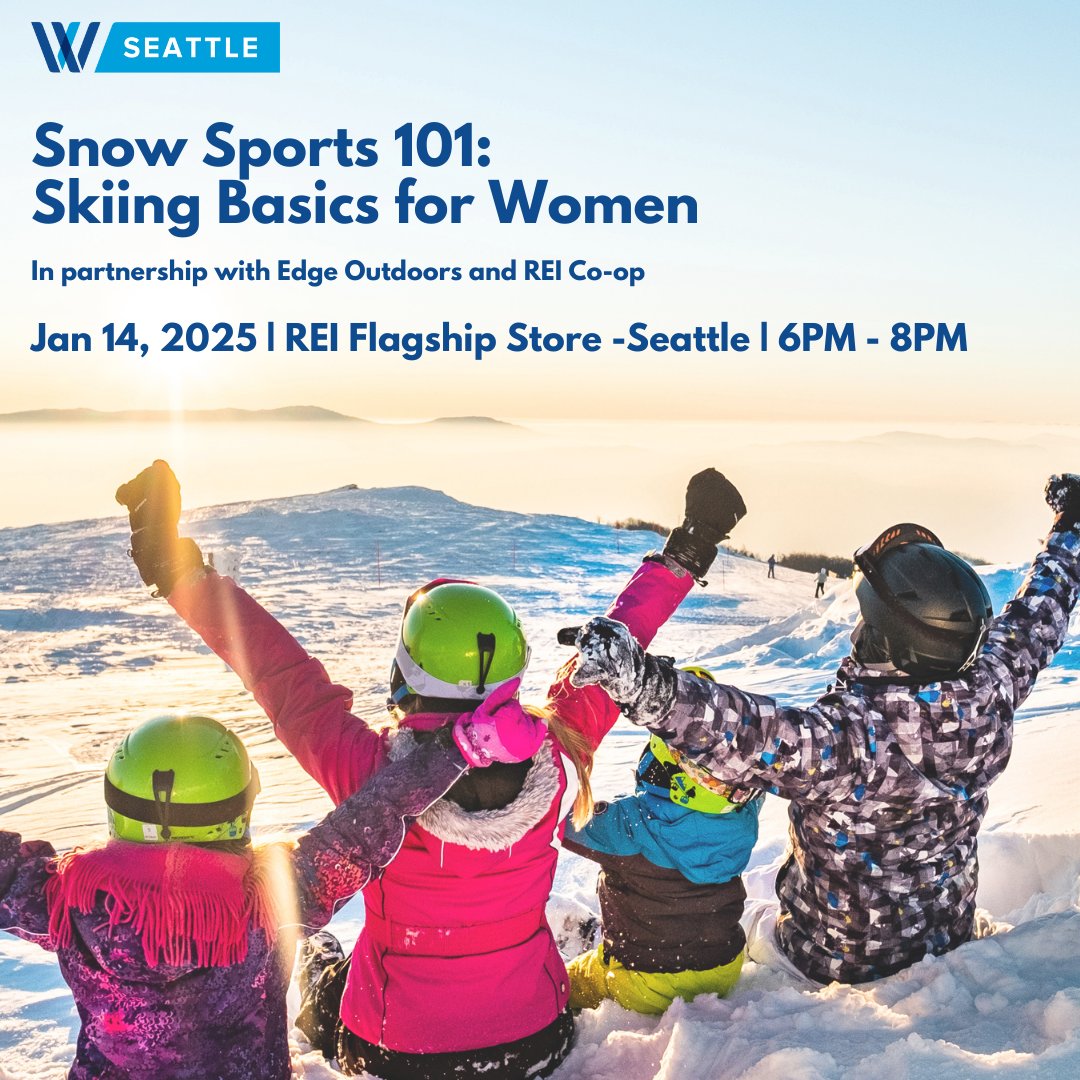 WISE Seattle Community, we’re thrilled to share more details about our first event of 2025!  

Snow Sports 101: Skiing Basics for Women is the perfect way to kickstart your snow sports journey and the new year!  

Grab your spot  - Click This Link: bit.ly/402m4ze