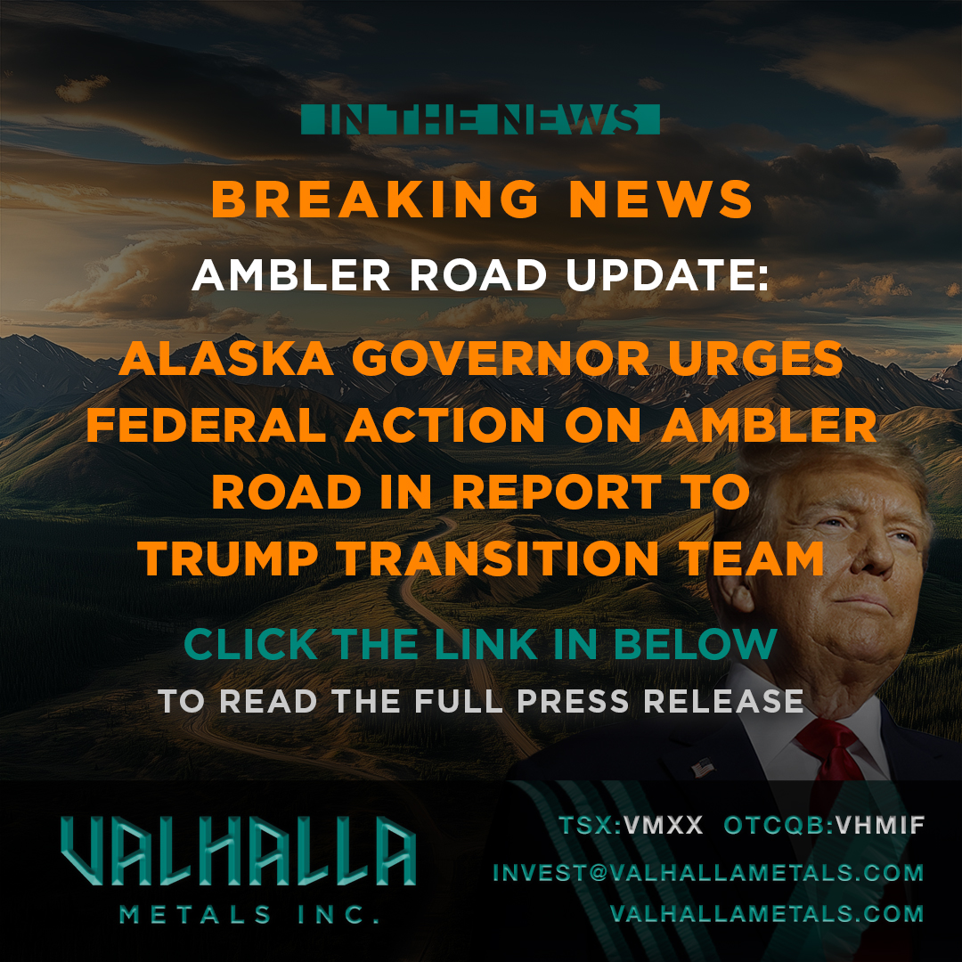🚨 Breaking News: Ambler Road Update 🚨

Alaska Governor Mike Dunleavy has submitted a report to the Trump Transition Team urging immediate federal action to restore progress on the Ambler Access Road. This vital infrastructure project is key to unlocking Alaska’s vast mineral
