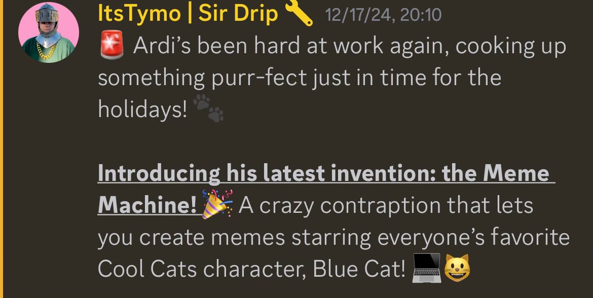 Vitcoyn's tweet photo. Cool cats has broken the mold!!! If only we would have thought of this first

@sappyseals  @wabdoteth 

#EverybodyWantsToArf https://t.co/4VVMk6og2r