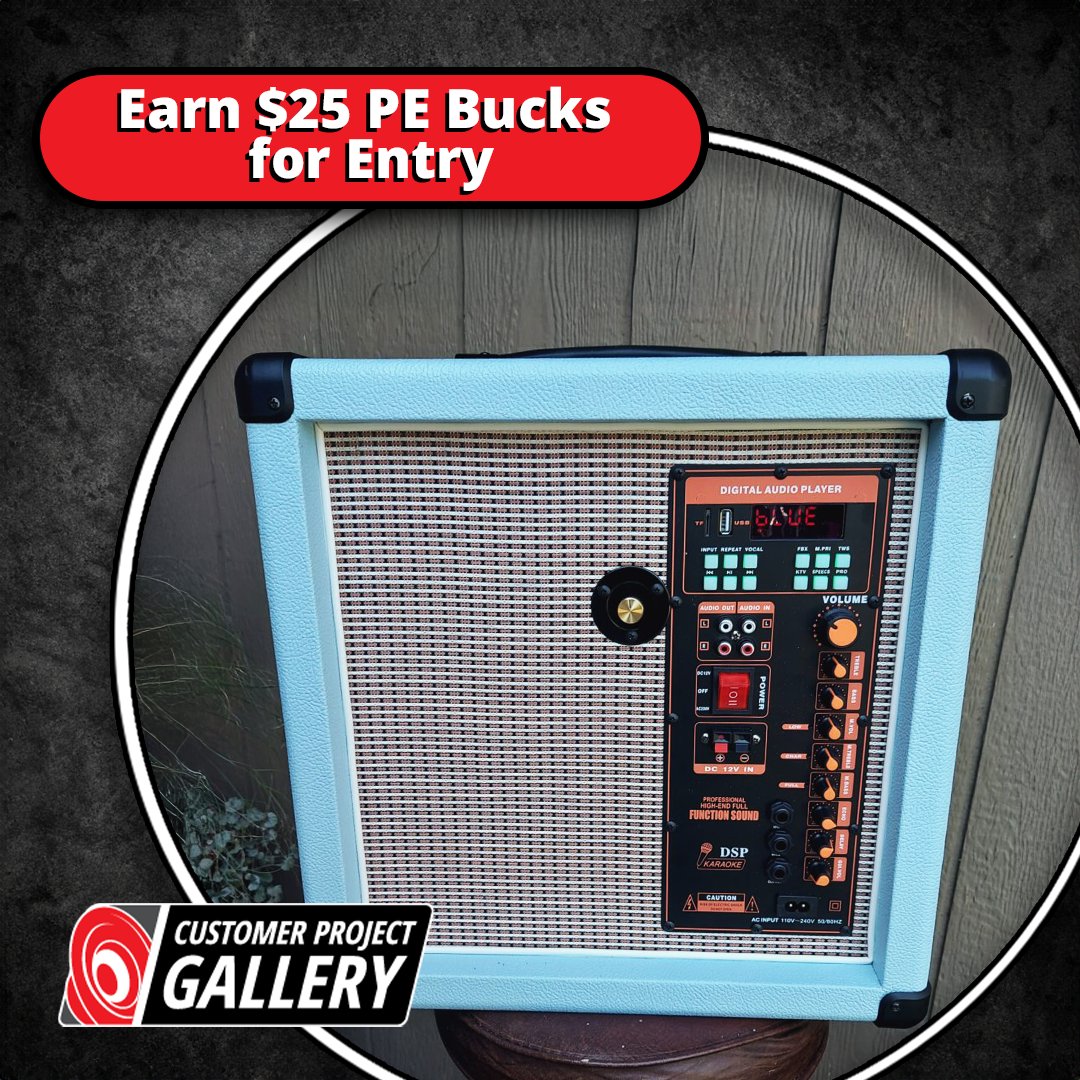 Parts_Express's tweet image. 🌟WOW Check out this project!🌟 Titled &quot;Bluetooth Guitar Amp Project&quot; Designed by: Gary Metzger. Looks GREAT Gary! Find this and more in our Customer Project Gallery! 👇Full Project👇 pulse.ly/4g0r4+...  #diyspeaker #customerproject #partsexpress