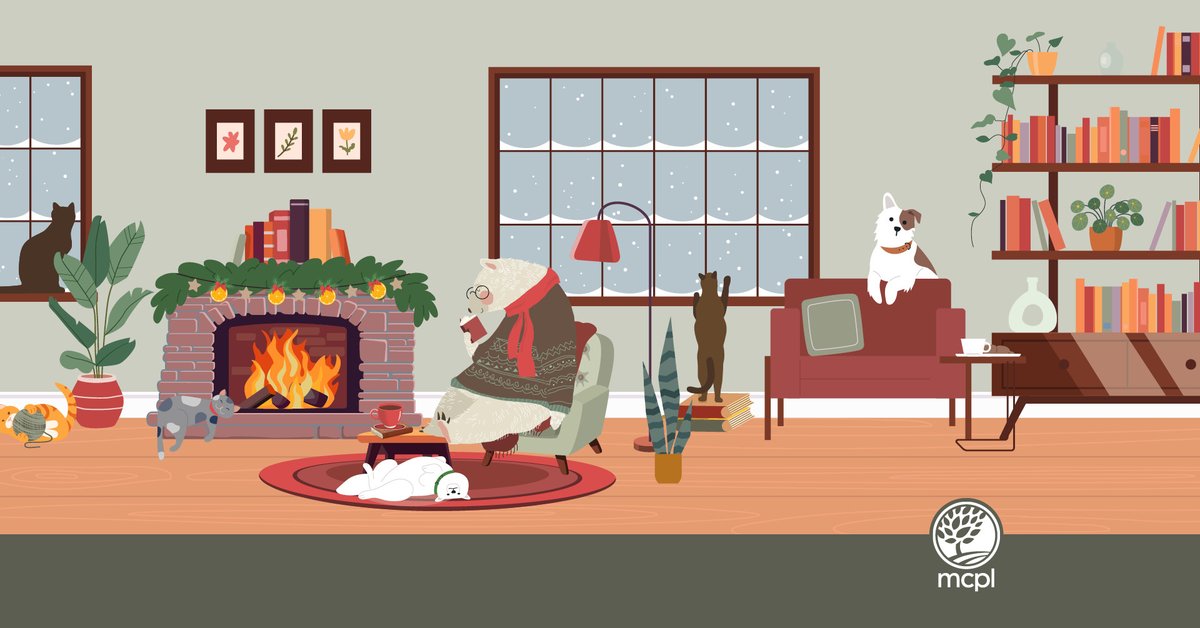 All Library locations are closed today for our Winter Holiday! We’ll be back to our regular hours on Thursday, December 26. Don’t forget—you can still enjoy eBooks, audiobooks, movies, and more online anytime with your library card! 📷 mcpl.info/digital