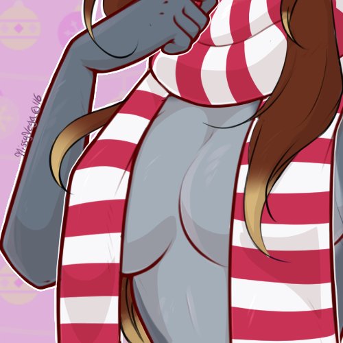 May all you furs have a happy holiday filled with good food and fantastic jokes ~ or filled with a nice white package, over an over an over til your dripping with happiness~