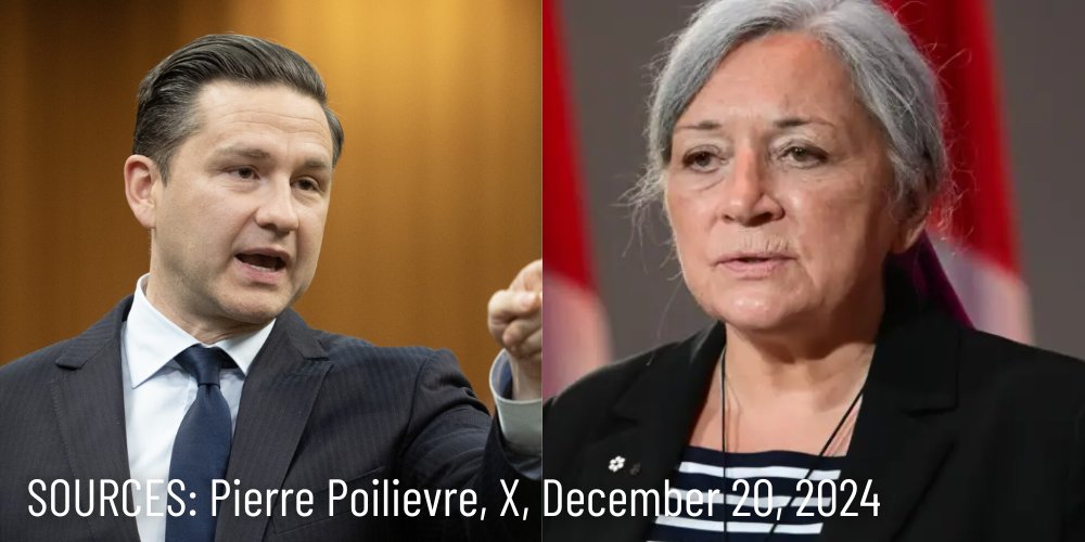 #BREAKING: Pierre Poilievre sends a letter to the Governor General asking her to recall Parliament IMMEDIATELY so that Jagmeet Singh can make good on his promise to force an election when Parliament reconvenes instead of waiting until January 27th.
