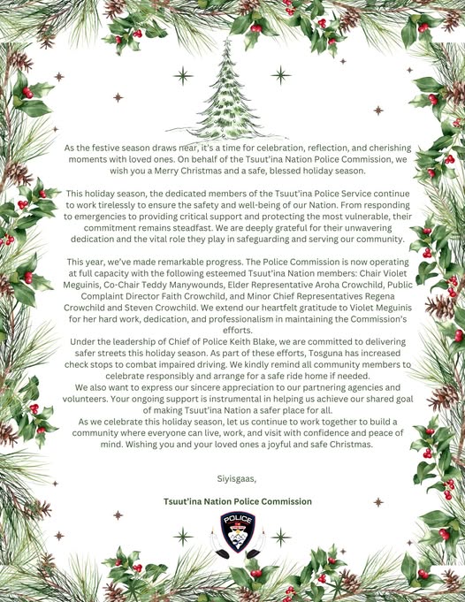 Tsuut'ina Police (@tsuutinapolice) on Twitter photo 