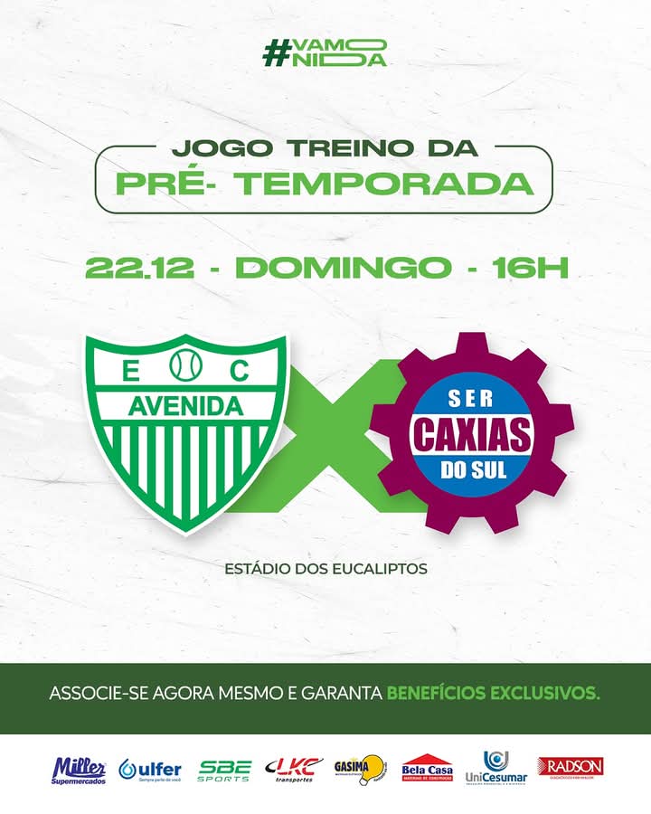 Real/oficial!

Depois de mais 7 anos, vou voltar a assistir um jogo do <a href="/NidaOficial/">Esporte Clube Avenida</a> (mesmo que seja treino) nos Eucaliptos.

O último jogo que estive presente foi o jogo do acesso contra o Lajeadense, na Divisão de Acesso de 2017.

Quem mais vai?

#VamoNida #Gauchão2025