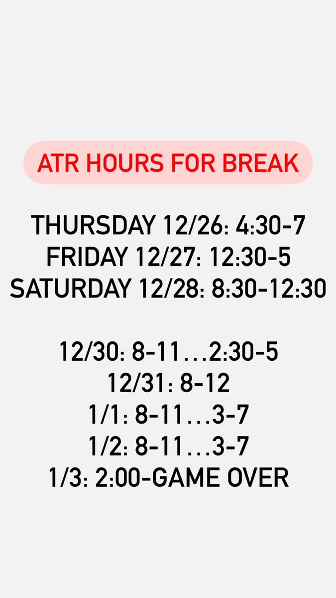 Have a great break! 🎄