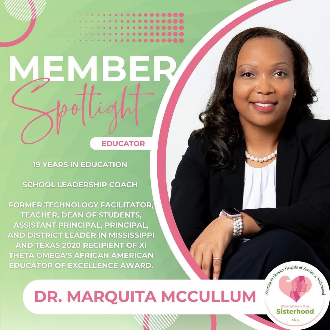 MMcCullum_iLead's tweet photo. โฆwhen your chapter spotlights educators and graduates to recognize those who SHINE. Iโm blessed to be in such great company in Xi Theta Omega. ๐ฉท๐ #AKAXTO #AKA1908 https://t.co/hVlEq08LBv