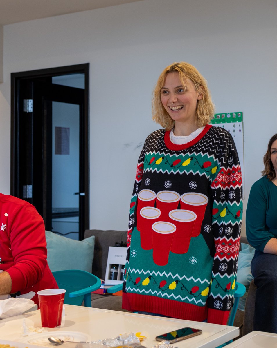 CubicleFugitive's tweet photo. Yesterday, the Cubicle Fugitive team came together to celebrate the holiday season with our annual Holiday Potluck and White Elephant gift exchange! https://t.co/EHOoQj4ou7