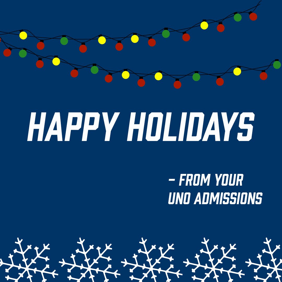 UNO Admissions tweet media