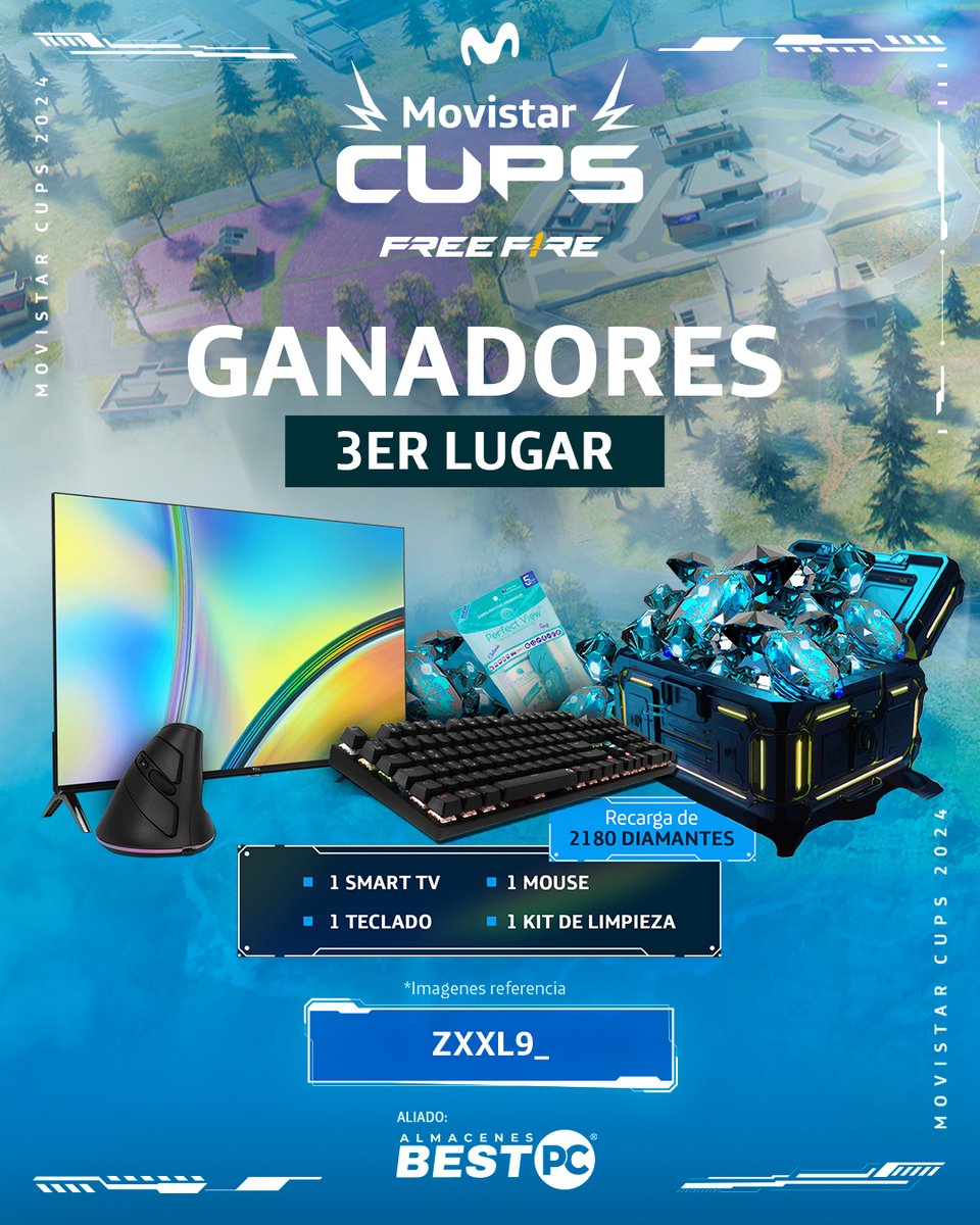 🌟 ¡Enhorabuena a los ganadores de Movistar Cups Master Challenge Ecuador! 

Su esfuerzo ha sido recompensado, y han demostrado ser los mejores. 
¡Nos vemos en la próxima! 💪🏽 
#MovistarCupsEc