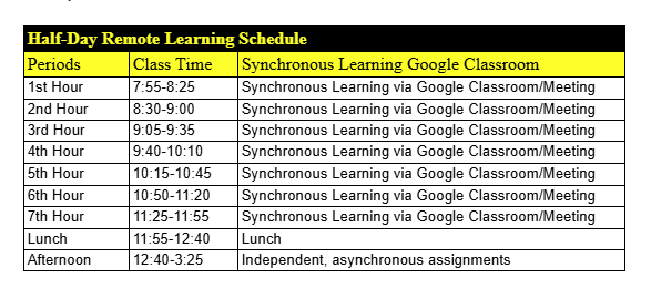 CFVMiddleSchool's tweet image. Enjoy your break, Cardinal Community! 🎉📅

We’ll be back on January 6th! Please note that there was an error in the Remote Learning schedule for January 6. The corrected schedule, now including all periods 1-7.

#CardinalCommunity #RemoteLearning #SeeYouSoon