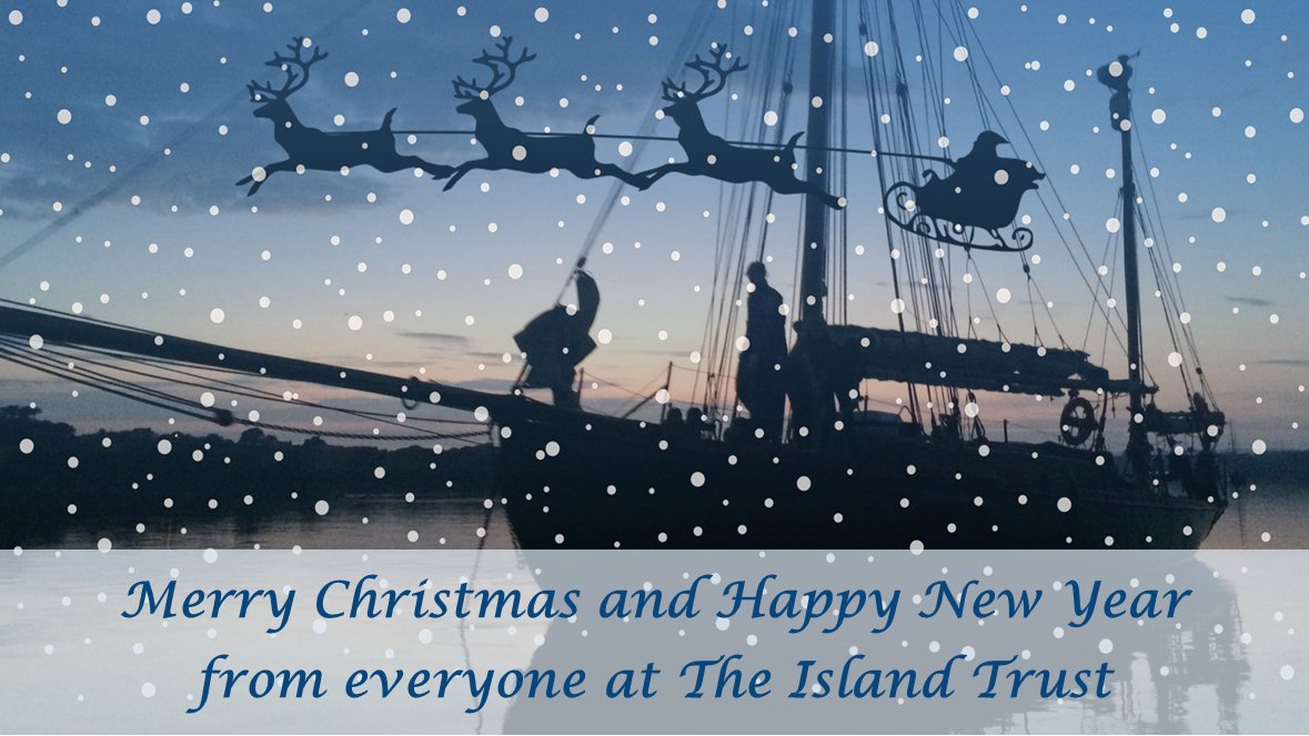 Wishing you a Merry Christmas and a Happy New Year.
We are now closed for the Christmas and New Year holidays, reopening on Monday 6 January.
See our website for 2025 sailing dates, for youngsters and adults too
theislandtrust.org.uk/booking/specia…

#happyholidays2024 #sailing #schoolholiday