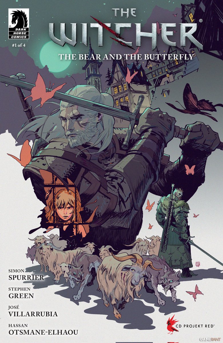 TheWitcherSardi's tweet photo. Anunciado nuevo cómic de The Witcher de Dark Horse. The Bear and the Butterfly narra la historia de un pueblo remoto en el que hay rumores de que un vampiro sediento de sangre está matando a sus habitantes. La recompensa por el vampiro crece lo suficiente como para atraer a + https://t.co/j8SwxrwSE7