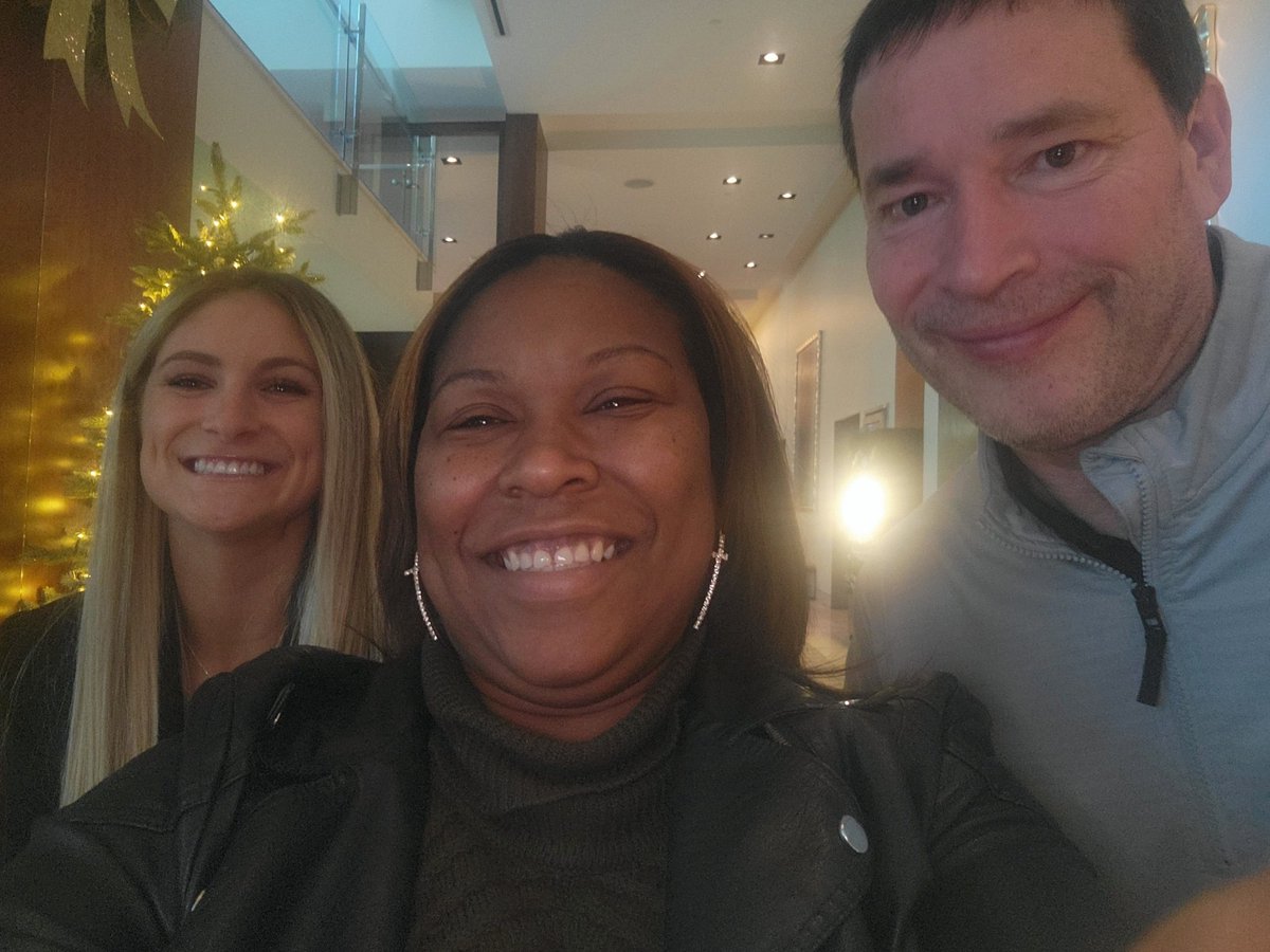 Our CEO Danielle Adams with Director of Player Development at Ohio State, Jacy Sheldon and Head Coach for Ohio State, Kevin McGuff. 
#Sportive365