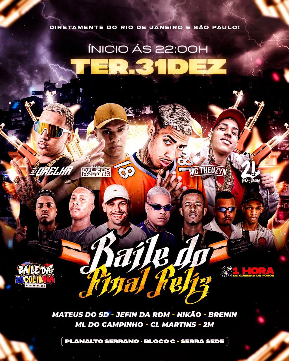 Sua virada de ano é aqui.
Sejam todos bem vindos ao baile do Final Feliz 🥳