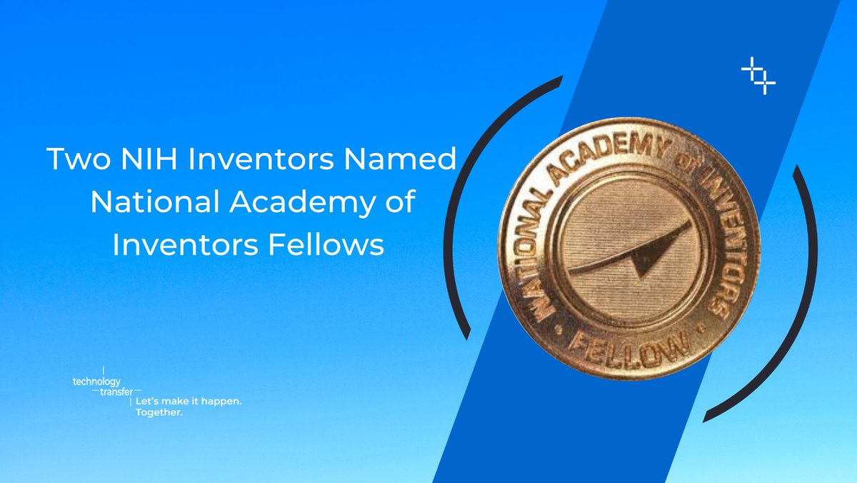 Two <a href="/NIH/">NIH</a> inventors, Drs. Peter Basser and Carlos Zarate, Jr., have been selected as part of the 2024 National Academy of Inventors (NAI) Fellows. 

Read more: go.nih.gov/FeghQtS

#TechnologyTransfer #Innovation #PublicHealth #Biotechnology #Biopharma #HealthcareInnovation