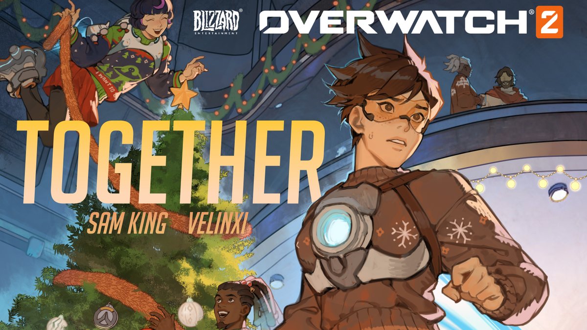 The holidays are in full swing at Watchpoint: Gibraltar, but not everyone’s in a festive mood just yet 🎄

See what Winston, Tracer, and the rest of Overwatch are up to in our newest comic, ‘Together’ ✨

📖 blizz.ly/3ZLRubJ