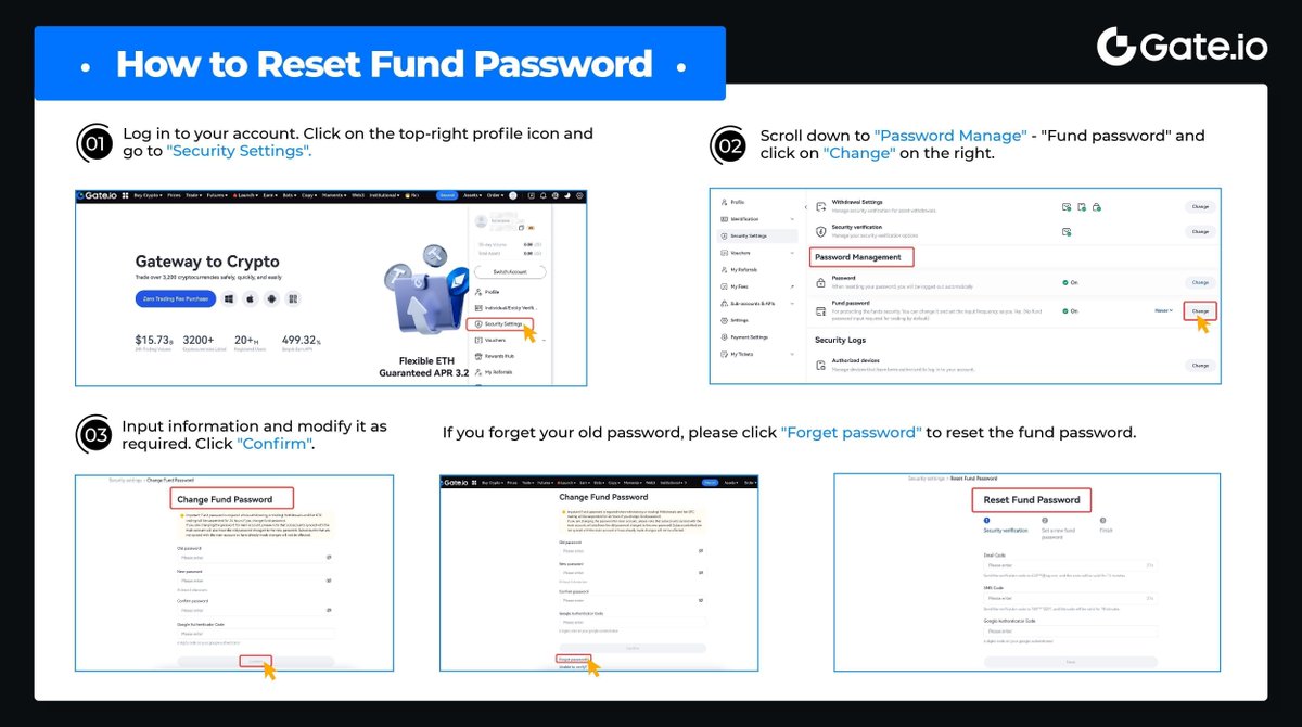How to Reset Your Fund Password on https://t.co/8kWqgEeplL? 🔒 Simply go to  your account settings and follow the prompts. For a detailed step-by-step  guide, check out the tutorial below. Keep your funds
