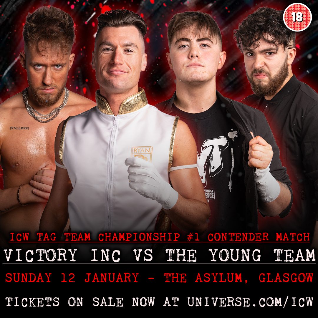 ICYMI: The Young Team are back on Sunday 12 January, when they face Victory Inc for the right to challenge for the ICW Tag Team Championships!

🎟️ universe.com/icw