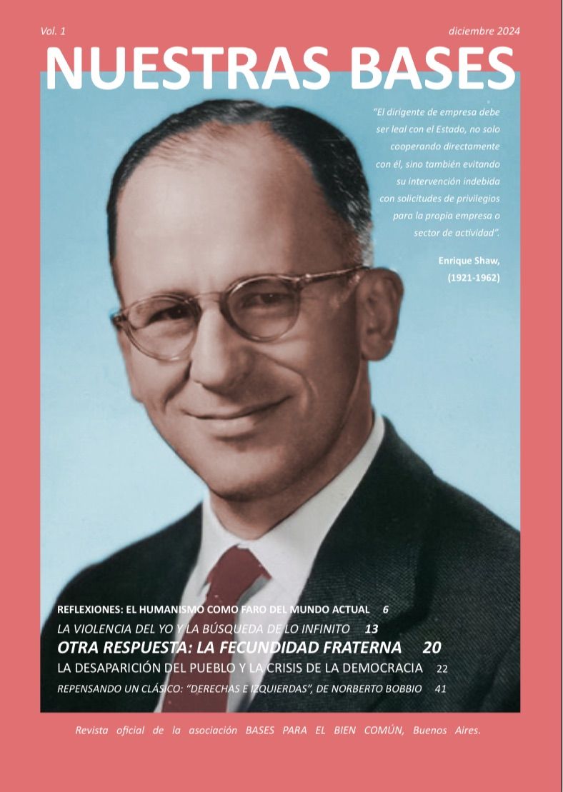 N U E S T R A S  B A S E S  

La Argentina en tensión
Revista #nuestrasbases 
Vol. 1 Diciembre 2024  

Link: lnkd.in/dgjBqG-Q