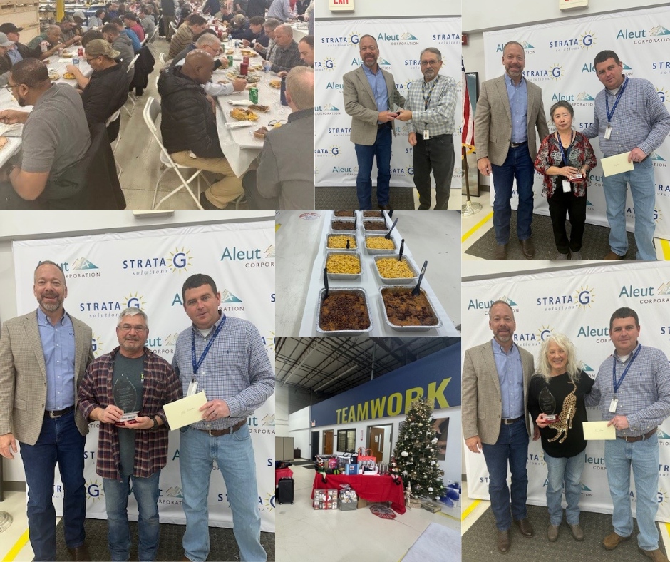 We recently gathered for our annual Christmas Luncheon to celebrate the holiday season, honor our retirees, commemorate work anniversaries, and present our President’s Standard of Excellence Award. 🎄🏅

We are truly grateful for every Strata-G employee and their dedication. Y...