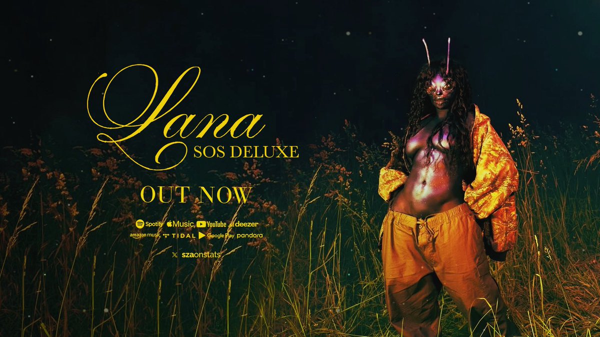 szaonstats's tweet image. “LANA: SOS (Deluxe)” is out now everywhere (real).
