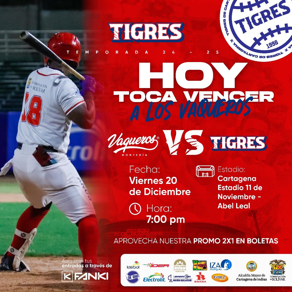 Tigres de Cartagena tweet media