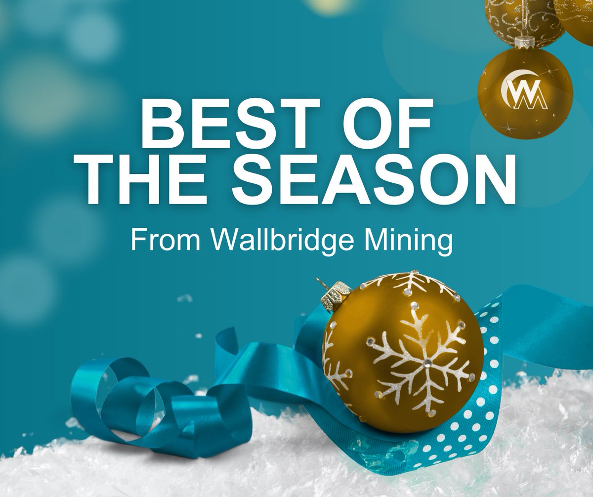 Wishing you the best of the season from all of us at Wallbridge Mining! 🎄✨