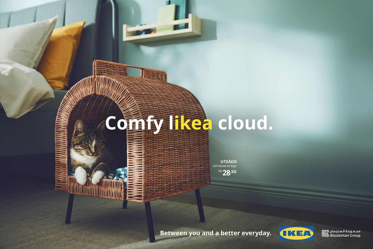 marketing_birds's tweet image. IKEA knows how to raise the bar. 💛

#ikea #ikeahome #product #adcampaign