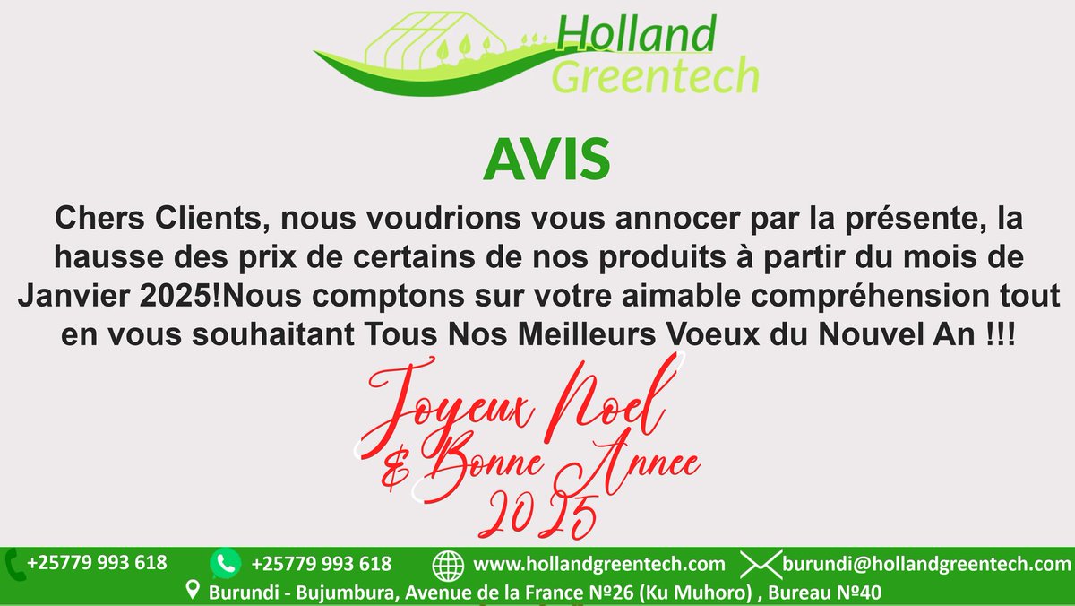 Tout en vous souhaitons  une bonne réception, nous vous apportons des nouveaux produits en début d'année!! Restes connectés!