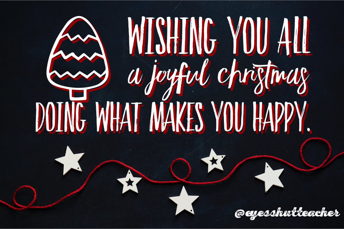 Whenever your holidays start remember to put work down for a few days. If work stuff is still on your mind write it down somewhere then forget it until after Christmas. Put work bags out of sight &amp; focus on the people in front of you. You are not replaceable at home. 🎄