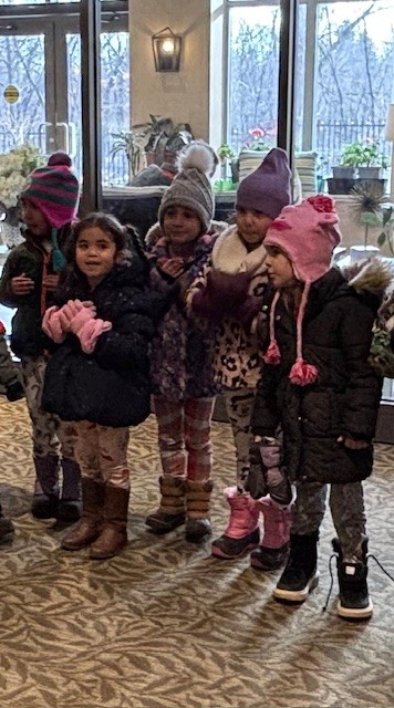 We were so happy that our FDK classes were able to share the gift of song with our elderly nighbours in residence at Amica Georgetown.  Thank you for allowing us to share our Christmas spirit with you.