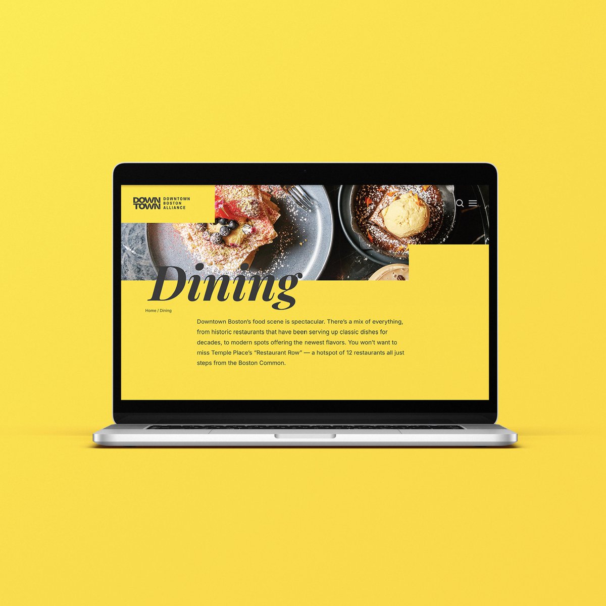 Proverb partnered with the Downtown Boston Alliance to redefine its brand—honoring Downtown Boston’s rich history and dynamic future. Through bold creative strategy, we helped shape a vision that reflects the neighborhood’s authenticity.
Discover more: downtownboston.org/about/