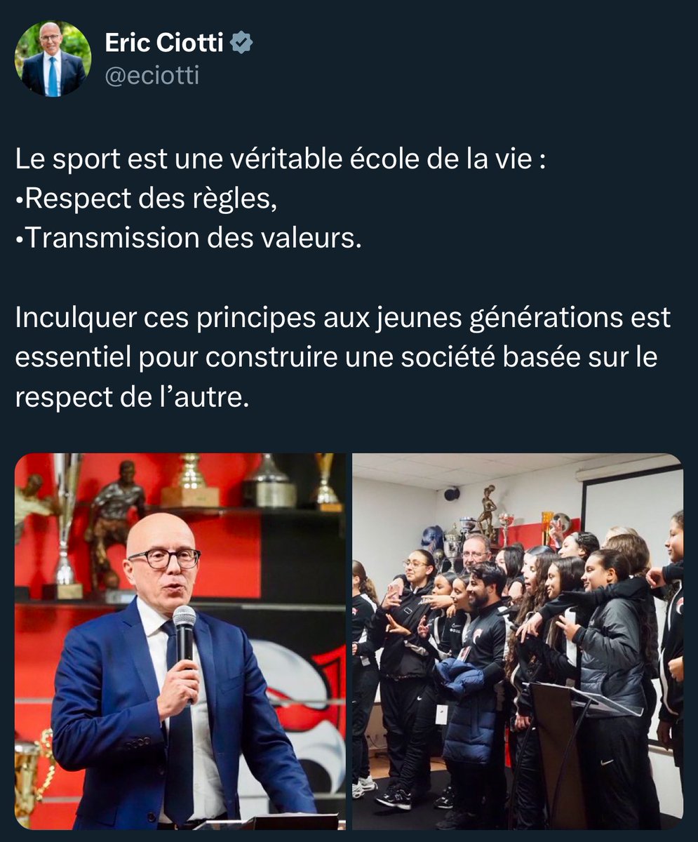 ADugrain's tweet image. C’est drôle Eric, c’est un peu les mêmes valeurs que le service militaire. Tu sais, celui que tu as courageusement fui. Après, j’imagine autant Ciotti dans la légion que Ciotti rugbyman.