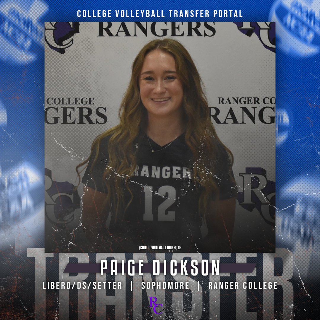 𝗜𝗻 𝗧𝗵𝗲 𝗣𝗼𝗿𝘁𝗮𝗹

✏️: Paige Dickson
🏐: Libero/DS/Setter
🎓: Sophomore
📍: Ranger College
❌: <a href="/paige43204/">Paige</a> 

#CollegeVBTransfers | #NCAAWVB