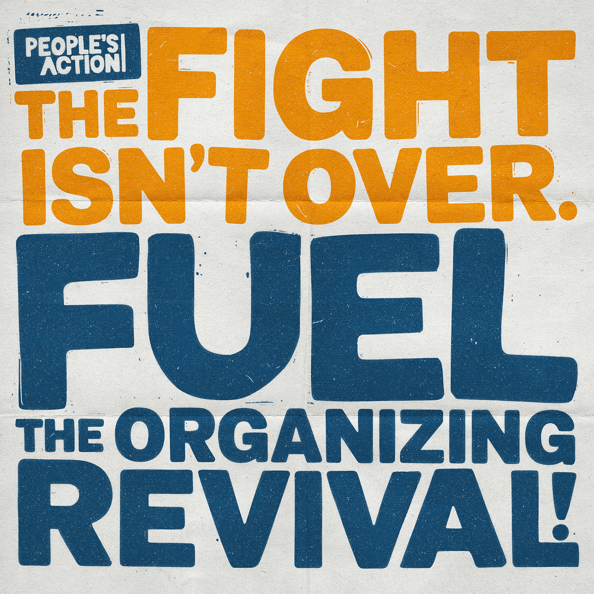 PplsAction's tweet photo. The Organizing Revival is more alive than ever — and we need your help to continue fighting to put people and the planet over profit!
Keep up the #FightForOurFuture and fuel our movement this holiday season ❤️.
Donate & join the #OrganizingRevival: https://t.co/O0gKE2dKCZ https://t.co/RmGvRa4ByR