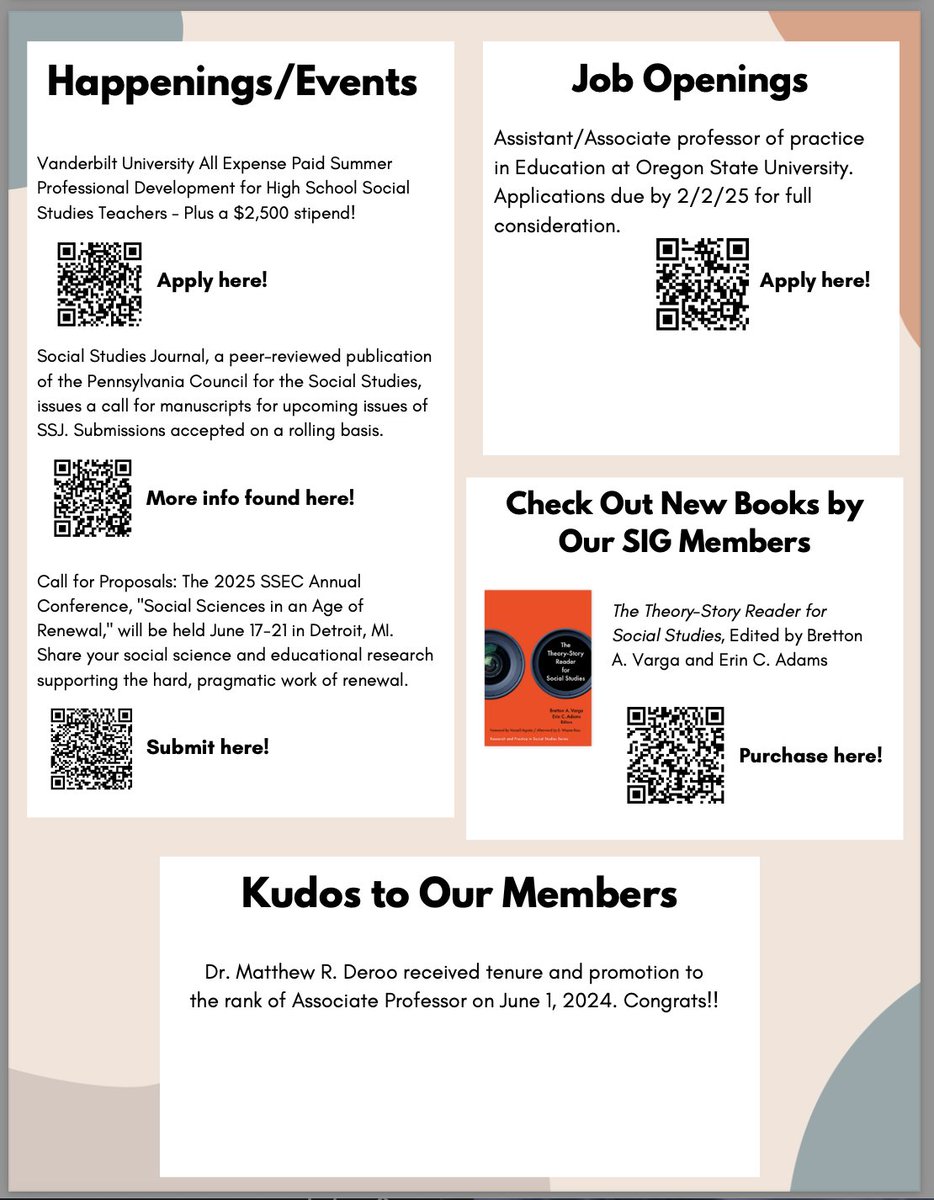 Fall newsletter! Have a wonderful winter break, y'all.