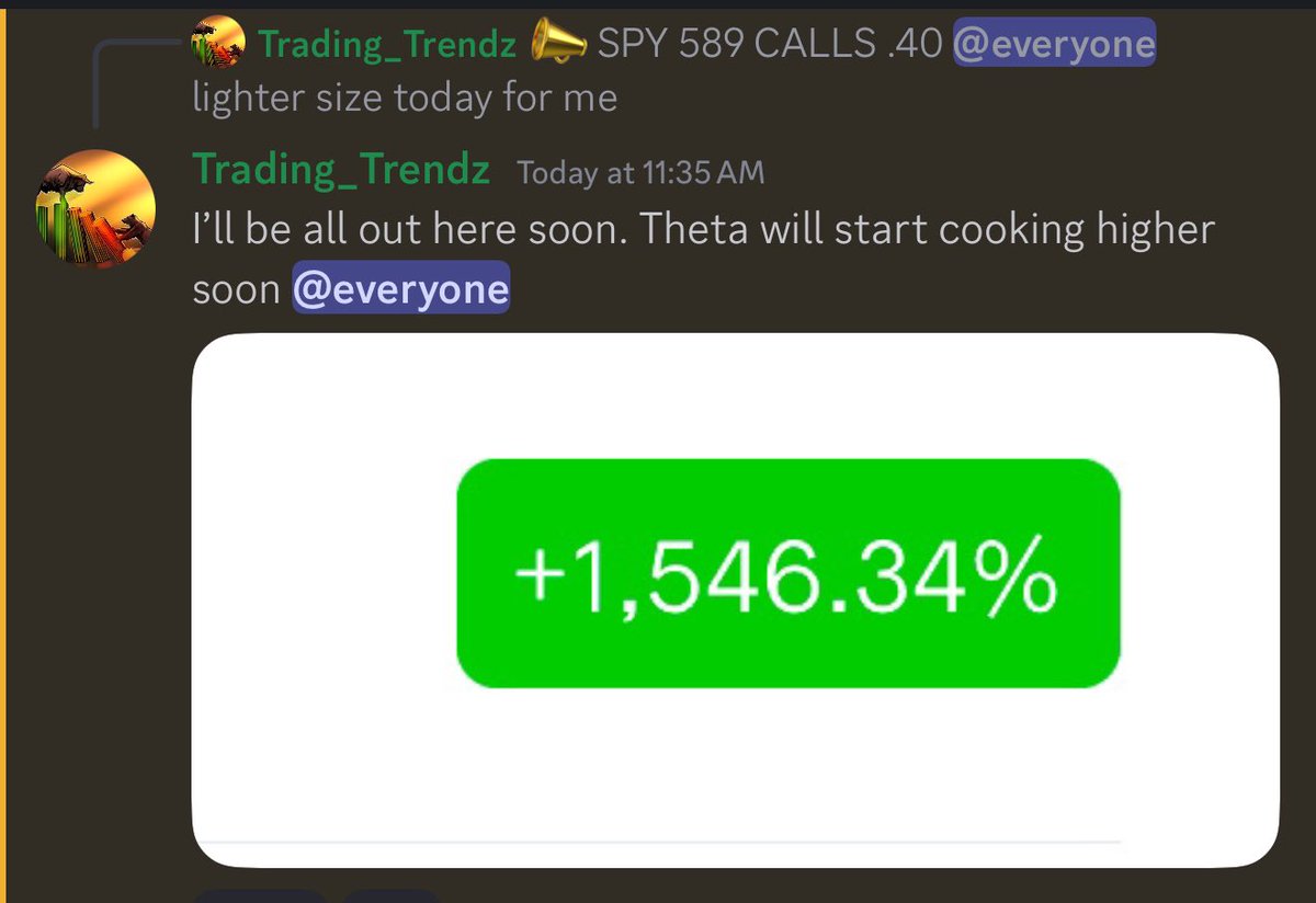 $spy was giving early Christmas presents this morning. What a move. Hope everyone crushed it this week and enjoy the weekend 🙏🏼