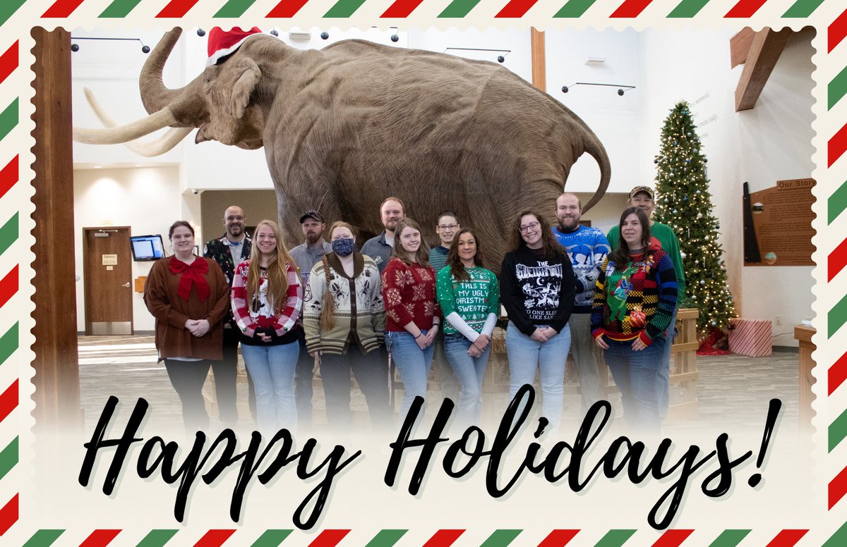 Merry Christmas and Happy Holidays from The Mammoth Site!