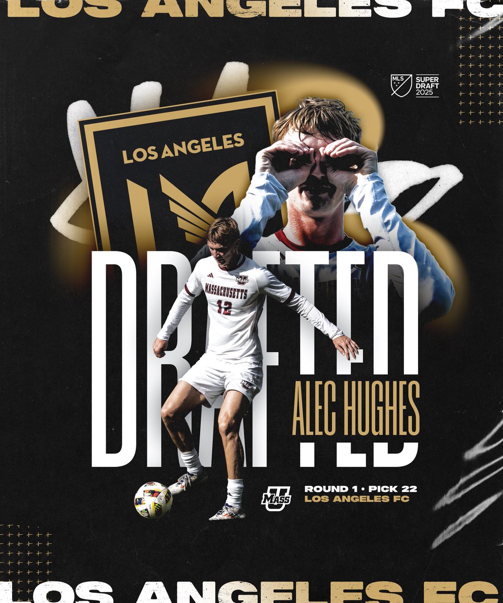 To the 𝑳𝒆𝒂𝒈𝒖𝒆‼️

With the 22nd overall pick in the @mls SuperDraft, @lafc selects Alec Hughes!

#Flagship🚩