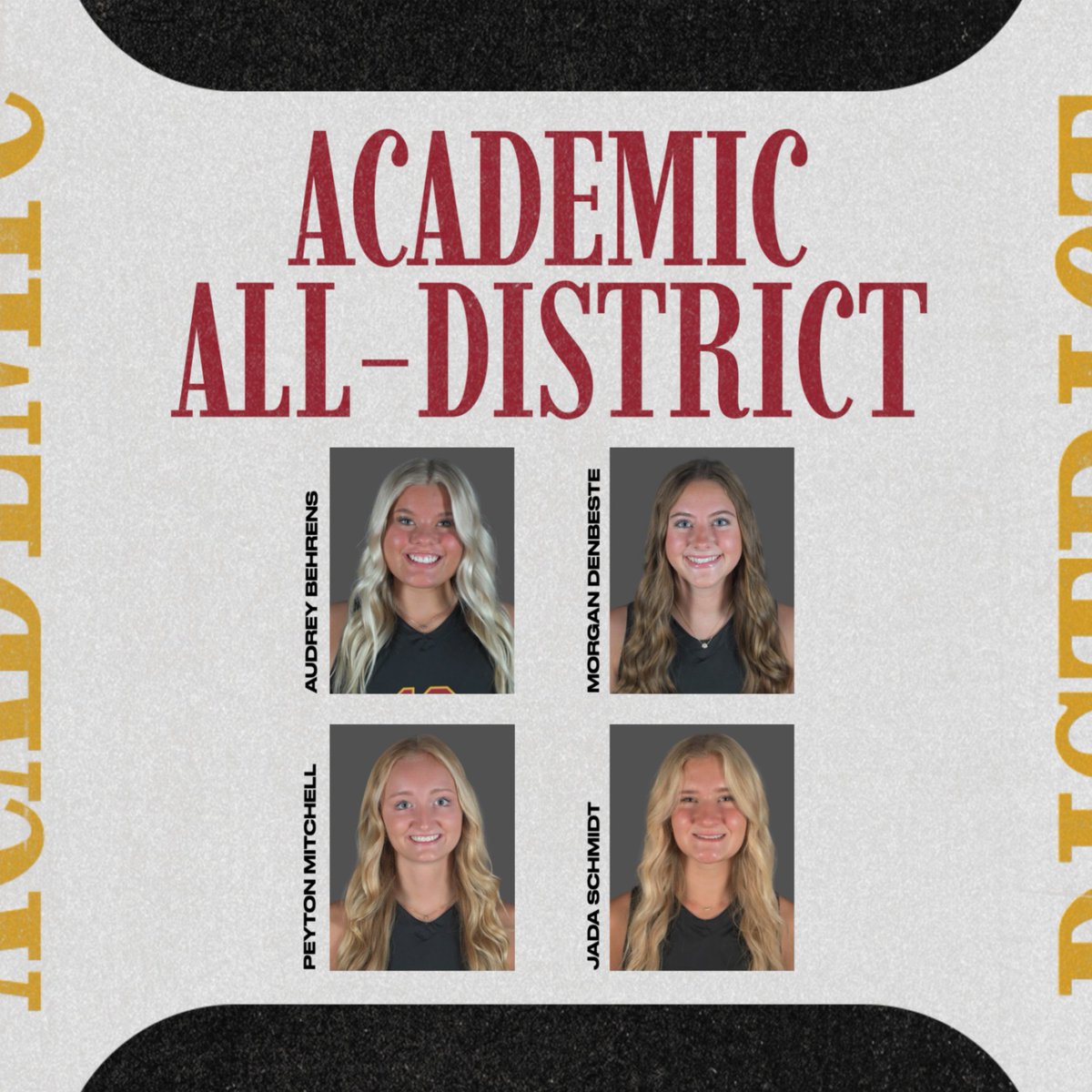 StormSports's tweet image. .@SimpsonVB's Audrey Behrens, Morgan DenBeste, Peyton Mitchell and Jada Schmidt were all recognized on the 2024 @CollSportsComm Academic All-District Team.

📰 linktr.ee/simpsonwvolley…

#rollriversVB #d3vb