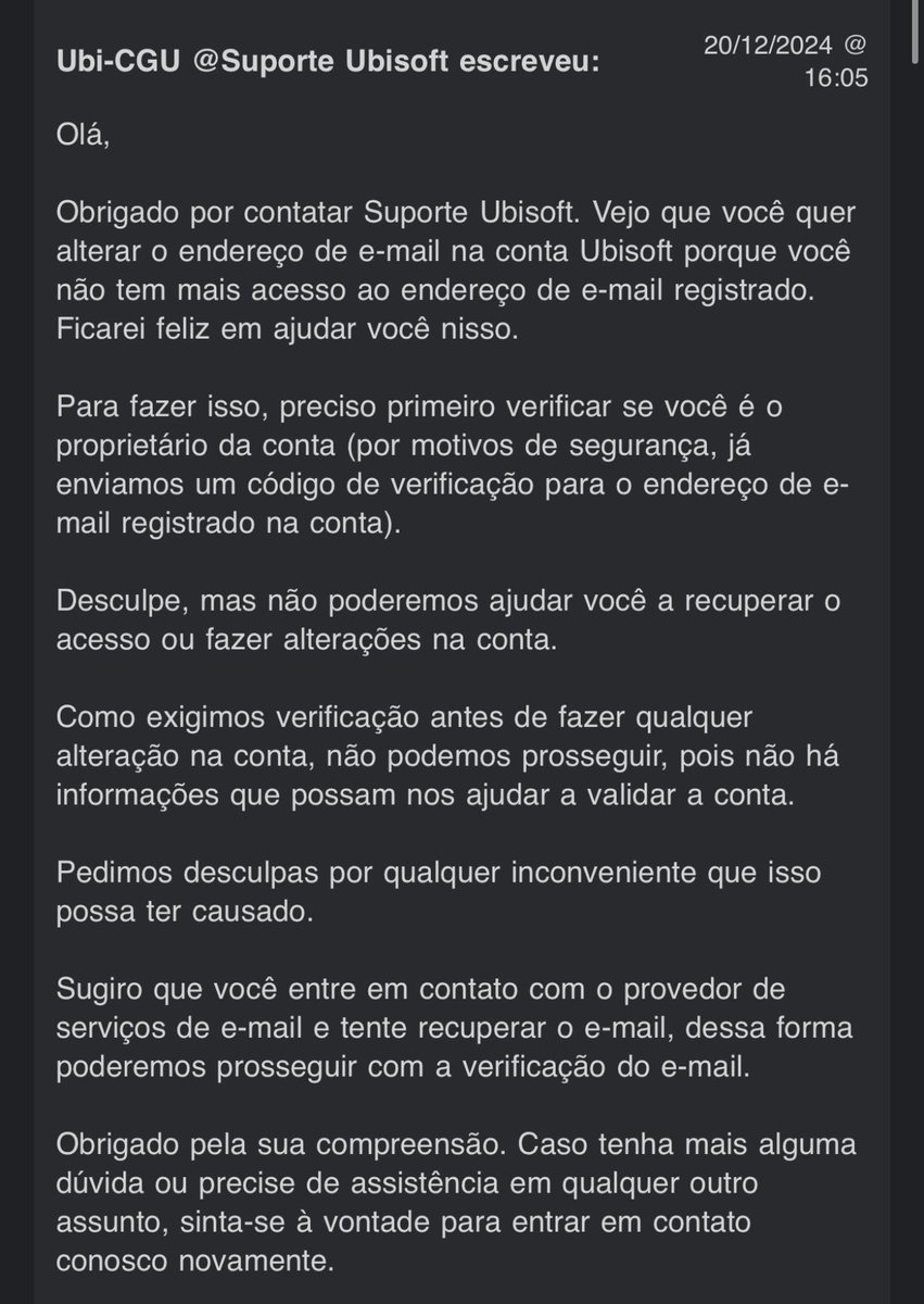 Kevolakk's tweet image. O @Ubisoft @UbisoftBrasil vocês são uma piada literalmente encerrando o caso sem nem ler o que eu mandei eu tendo todas as provas que roubaram a conta e que ela era minha.