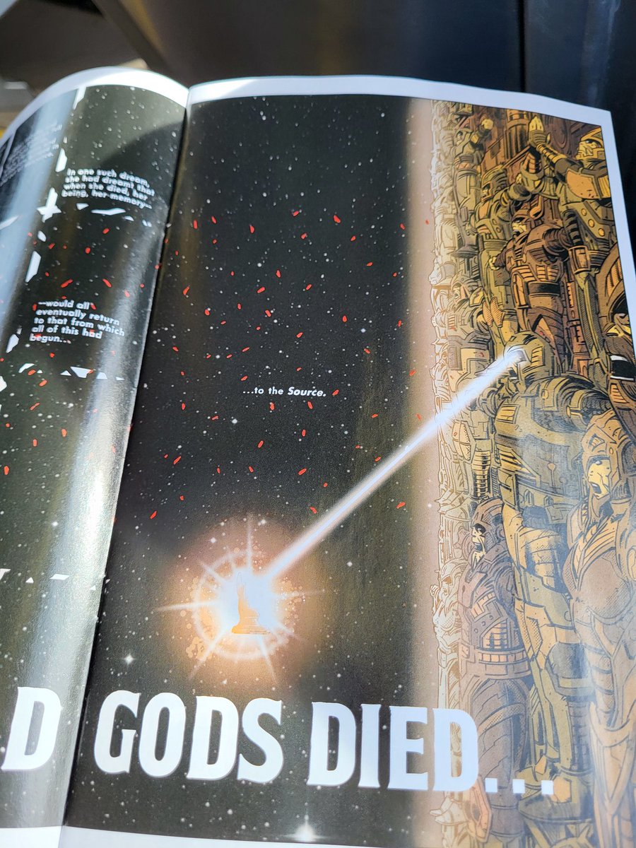 peterbreau's tweet photo. @therightram Always loved the New Gods. This page brings me back to buying comics from news stand and reading Kirby. Thanks for the memory. https://t.co/zVDl9Uaylh