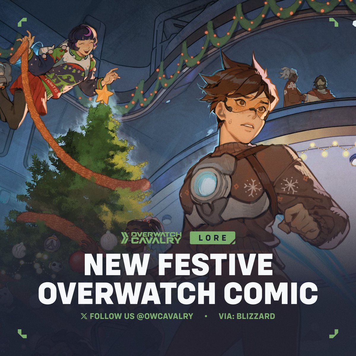 New #Overwatch2 Comic: Together 🎄

The holidays are in full swing at Watchpoint: Gibraltar! See what Winston, Tracer, and the rest of Overwatch are up to in the new festive comic.

🌟 overwatch.blizzard.com/en-us/media/st…