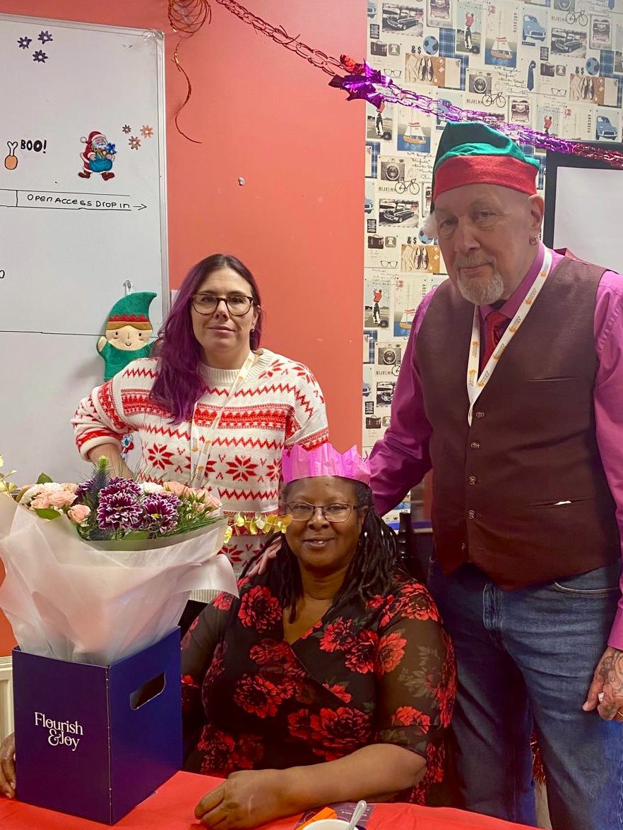 What an inspirational day. Christmas lunch in the High Wycombe #recoverycafe today. Massive thanks 🙌🏼 to the superstar Peer Mentors &amp; staff who made it happen. Also huge amounts of gratitude to all local businesses who supported with food&amp; goods for the hampers / raffle prizes🙏🏼