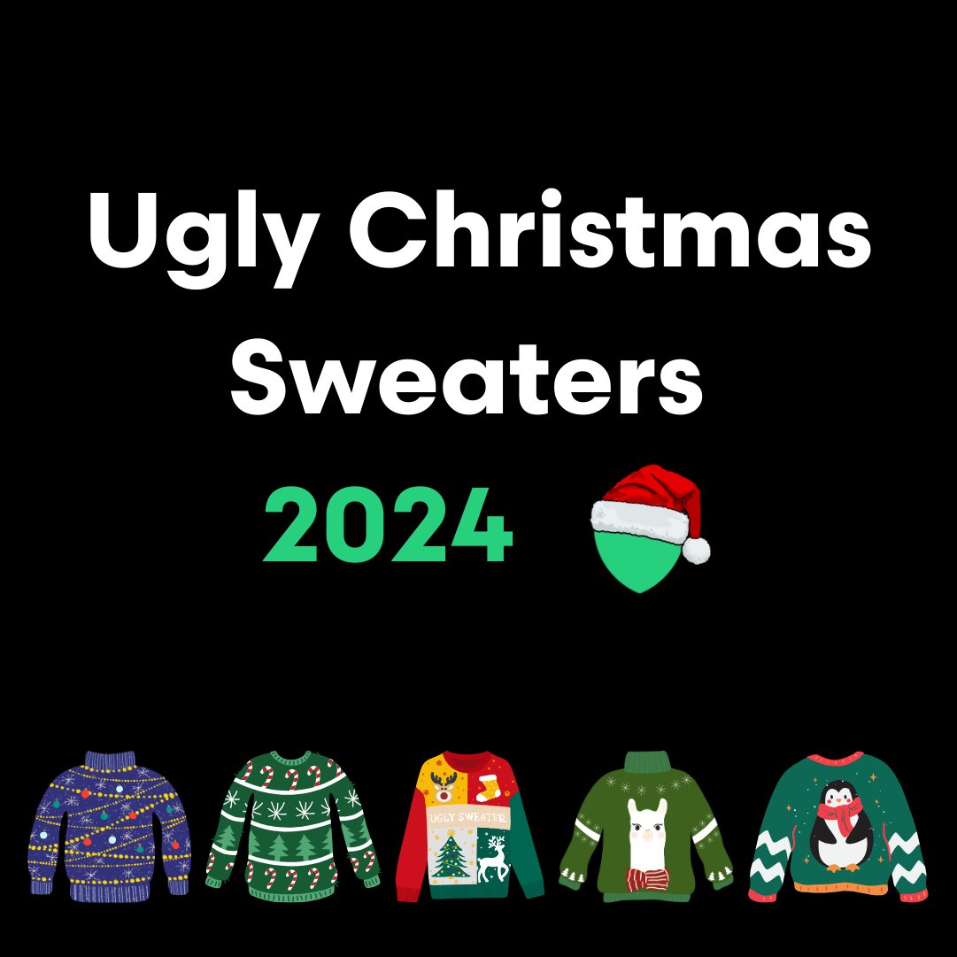 TangoInsurance's tweet photo. Did you say #UglyChristmasSweaterDay for 2024? 🎄
Our team came up big with some amazing ugly Christmas sweaters today! Which was your favorite? 
#UglySweaterDay https://t.co/F0baYUdZTh