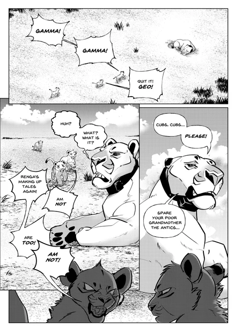 Sea Lions 1-4 #Lions #lioness #comic #webcomic 